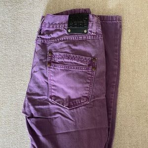 Purple Ring of Fire Jeans